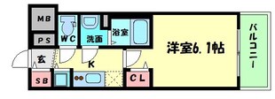 プレサンスOSAKA　DOMECITYワンダーの物件間取画像